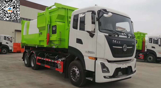 國(guó)六排放天龍勾臂式垃圾車