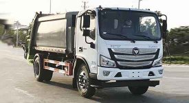 福田6-8方壓縮式垃圾車(chē)