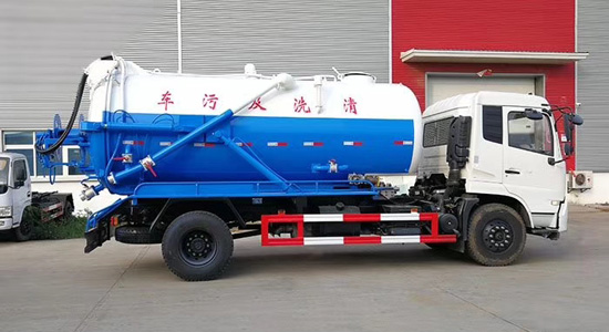 清洗吸污車(chē)☆一體罐
