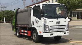 解放壓縮式垃圾車☆藍牌