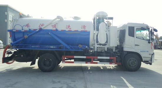 天錦吸污車☆30水環(huán)式吸污