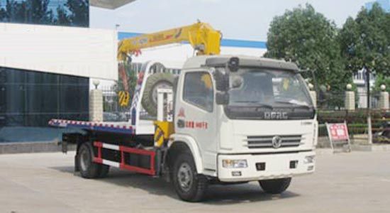 東風(fēng)平板帶吊清障車(chē)