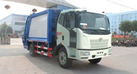 解放壓縮式垃圾車(chē)10方