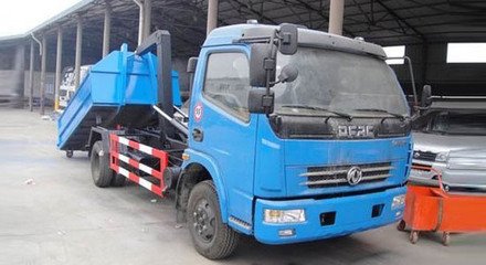 多利卡勾臂式垃圾車☆圓弧