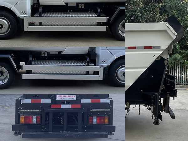 楚帝牌DCD5040ZZZBEV型純電動自裝卸式垃圾車