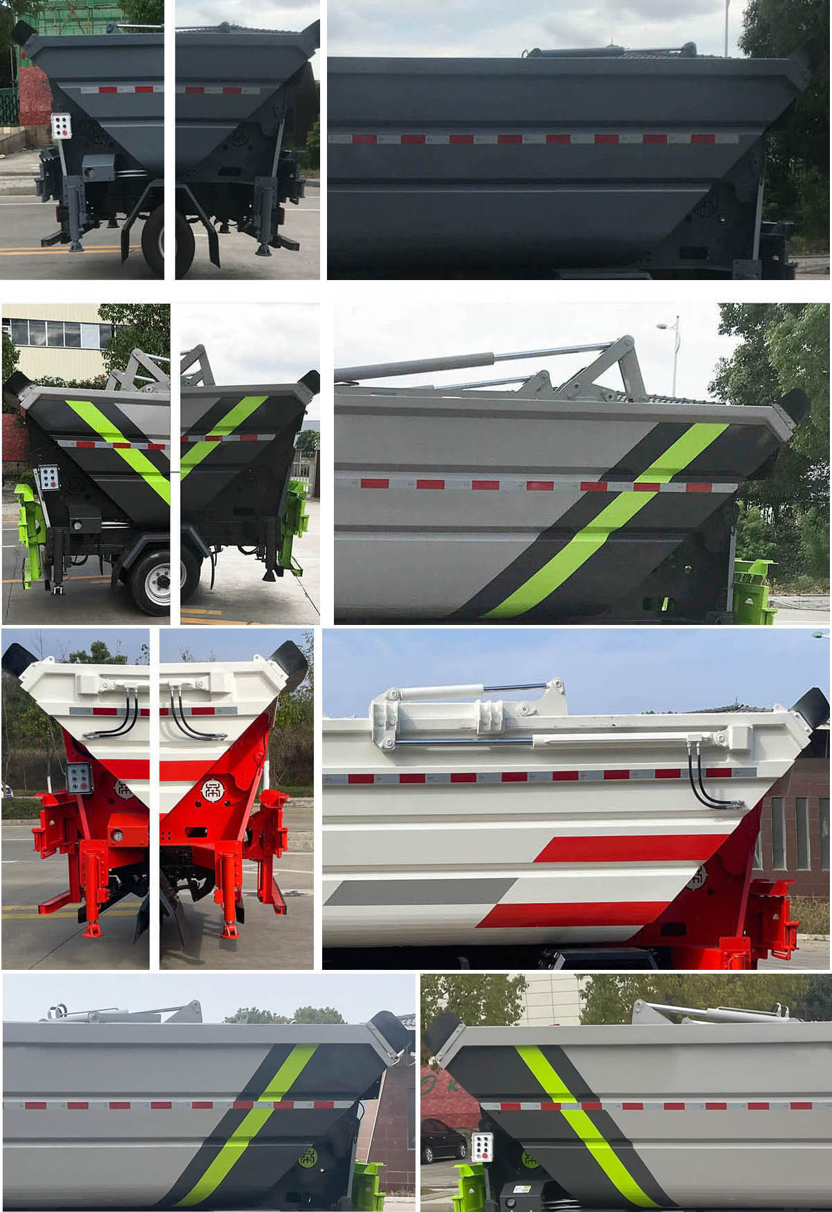 楚帝牌DCD5040ZZZBEV型純電動自裝卸式垃圾車