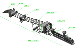 PBAT/秸稈粉片材生產(chǎn)線_PBAT木粉片材生產(chǎn)線_佳德塑機